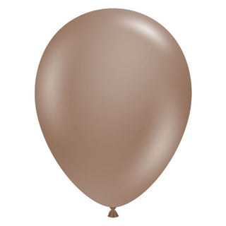 43cm Latex Balloon - Cocoa Brown