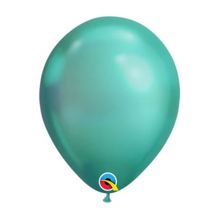 28cm Latex Balloon - Chrome Green