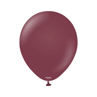 30cm Burgundy Latex Balloon