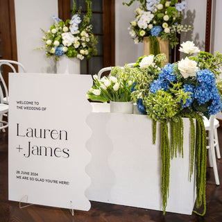 Custom A1 Printed Welcome Sign