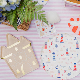 Sandcastle Plates