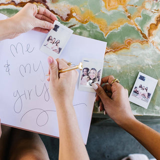 Linen Guest Book - Forever + Always