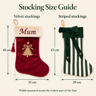 Heirloom Christmas Stocking | Evergreen Stripe