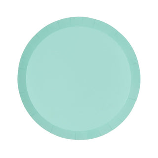 Pastel Mint Snack Plates 20pk