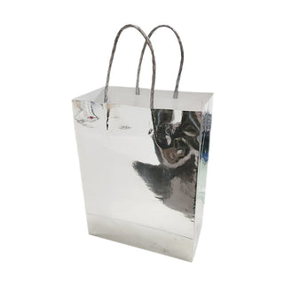 Silver Party Bags - 4 Pack