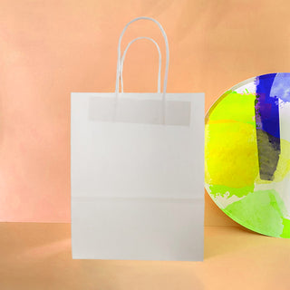 White Party Bags 4Pk