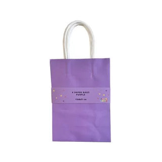 Purple Party Bags 4Pk