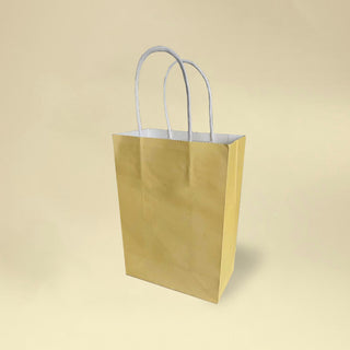 Yellow Party Bags 4Pk