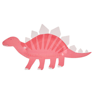 Pink Dino Cake Plates