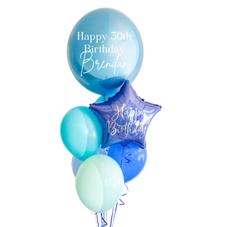 Classic Personalised Balloon Bunch - Choose Your Own Colours