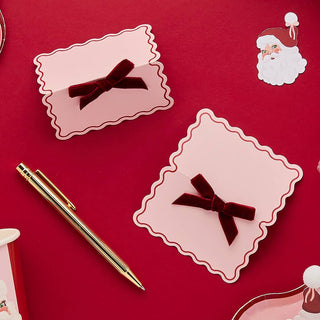 Velvet Bow Place Cards