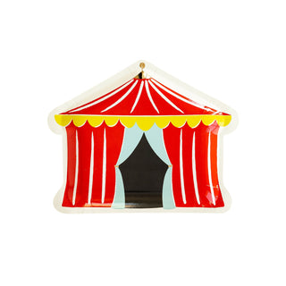 Carnival Tent Shaped Plates