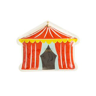 Carnival Tent Shaped Plates