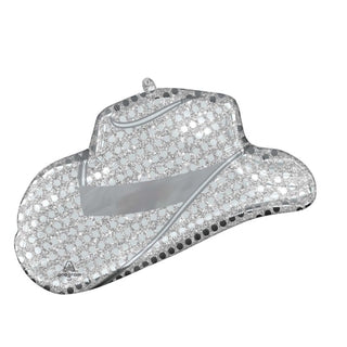 Disco Cowgirl Hat Foil Balloon