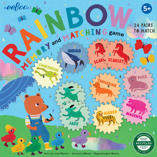 Rainbow Memory Match Game