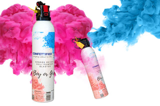 Gender Reveal Powder Mini Smoke Blaster - Pink