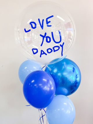 Custom Clear Father's Day Balloon