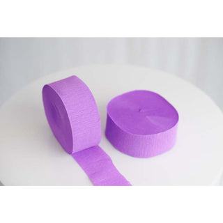 Lilac Crepe Streamer Roll