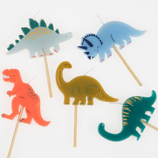 Dinosaur Birthday Candles - BAM Party and Events