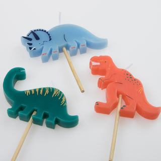 Dinosaur Birthday Candles - BAM Party and Events