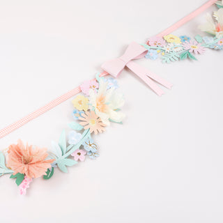 Flower & Bow Garland