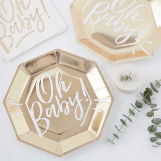 Oh Baby! Baby Shower Plates
