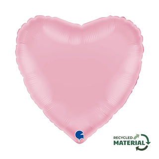 Pastel Pink Heart Foil Balloon