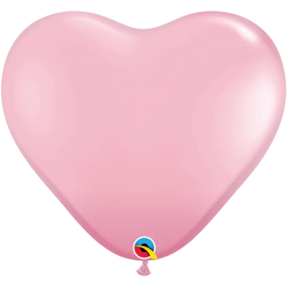 Pink Heart Latex Balloon