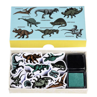 Prehistoric Set of Mini Stamps