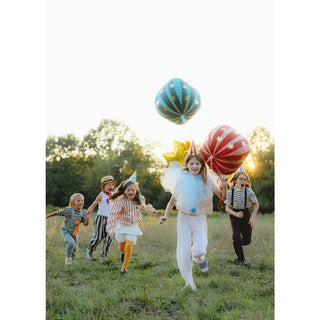 Green Starry Ball Foil Balloon - BAM Party and Events