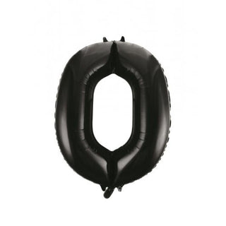 Giant Black Number Foil Balloon