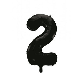 Giant Black Number Foil Balloon