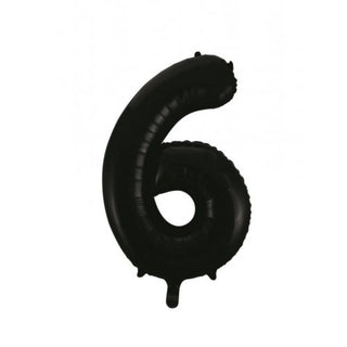 Giant Black Number Foil Balloon