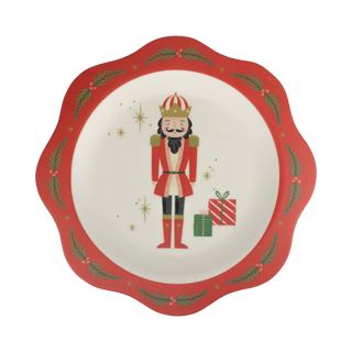 Nutcracker Bamboo Plate Set