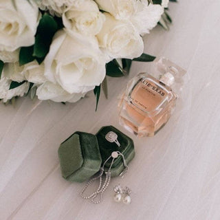 Velvet Ring Box Olive