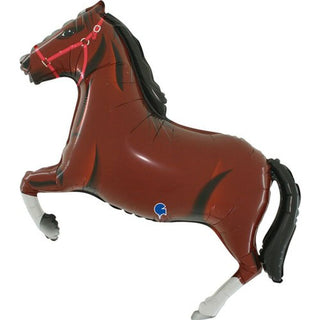 Dark Brown Horse Foil Balloon