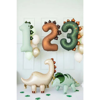 Dinosaur Number Balloon