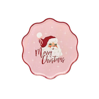 Vintage Santa Paper Plates
