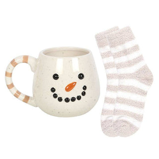 Snowman Christmas Mug and Socks Set