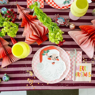 Vintage Santa Plates