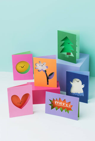 Love Heart Die Cut Card