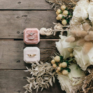 Velvet Ring Box Bloom - BAM Party and Events