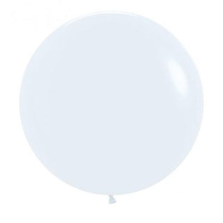 60cm Latex Balloon - Fashion White