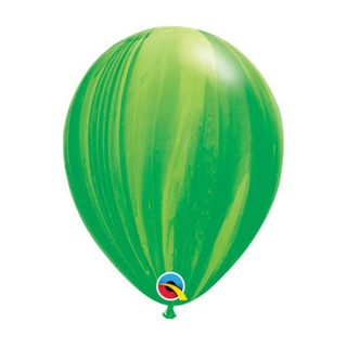 28cm Latex Balloon - Green SuperAgate