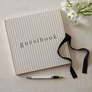 Striped Wedding Guestbook