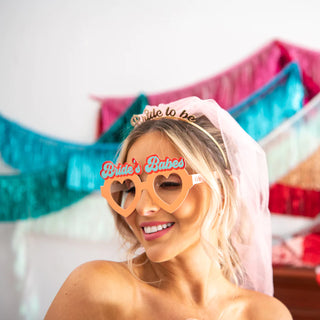 Brides Babes Fun Heart Shaped Glasses