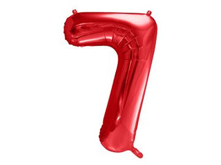 Giant Red Number Balloon - INFLATED