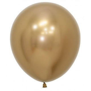 46cm Latex Balloon - Reflex Gold