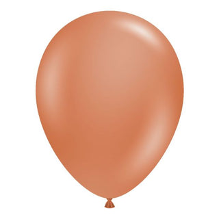 43cm Latex Balloon - Burnt Orange