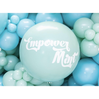 43cm Latex Balloon - Empower Mint